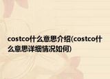 costco什么意思介绍(costco什么意思详细情况如何)