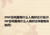 DNF悲鸣图用什么人偶好过介绍(DNF悲鸣图用什么人偶好过详细情况如何)