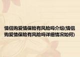 情侣购爱情保险有风险吗介绍(情侣购爱情保险有风险吗详细情况如何)