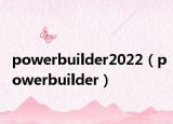powerbuilder2022（powerbuilder）