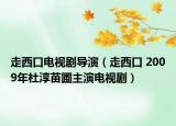 走西口电视剧导演（走西口 2009年杜淳苗圃主演电视剧）