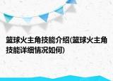 篮球火主角技能介绍(篮球火主角技能详细情况如何)
