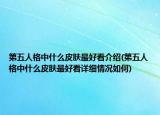 第五人格中什么皮肤最好看介绍(第五人格中什么皮肤最好看详细情况如何)