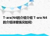 T-ara(N4的介绍介绍 T-ara N4的介绍详细情况如何)