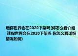 迷你世界会在2020下架吗(你怎么看介绍 迷你世界会在2020下架吗 你怎么看详细情况如何)