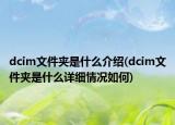 dcim文件夹是什么介绍(dcim文件夹是什么详细情况如何)