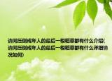 请问压倒成年人的最后一根稻草都有什么介绍(请问压倒成年人的最后一根稻草都有什么详细情况如何)