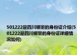 501222是四川哪里的身份证介绍(501222是四川哪里的身份证详细情况如何)