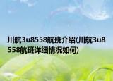 川航3u8558航班介绍(川航3u8558航班详细情况如何)