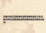 在国内想买正版的单机游戏有哪些渠道介绍(在国内想买正版的单机游戏有哪些渠道详细情况如何)