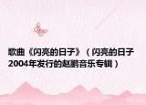 歌曲《闪亮的日子》（闪亮的日子 2004年发行的赵鹏音乐专辑）