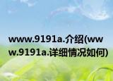 www.9191a.介绍(www.9191a.详细情况如何)