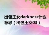 出包王女darkness什么意思（出包王女03）
