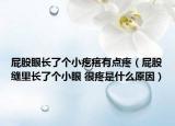 屁股眼长了个小疙瘩有点疼（屁股缝里长了个小眼 很疼是什么原因）