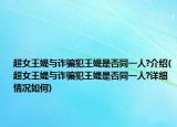 超女王媞与诈骗犯王媞是否同一人?介绍(超女王媞与诈骗犯王媞是否同一人?详细情况如何)