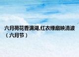 六月荷花香满湖,红衣绿扇映清波（六月节）