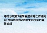 夺命水坑致2名学生溺水身亡详细内容 夺命水坑致2名学生溺水身亡具体介绍