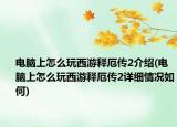 电脑上怎么玩西游释厄传2介绍(电脑上怎么玩西游释厄传2详细情况如何)