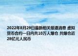 2022年8月29日最新相关报道消息 虚拟货币合约一日内共10万人爆仓 共爆仓近28亿元人民币
