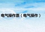 电气操作票（电气操作）