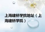 上海建桥学院地址（上海建桥学院）
