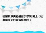 杜塞尔多夫舒曼音乐学院 博士（杜塞尔多夫舒曼音乐学院）