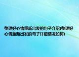 整理好心情重新出发的句子介绍(整理好心情重新出发的句子详细情况如何)