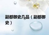 副都御史几品（副都御史）