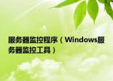 服务器监控程序（Windows服务器监控工具）