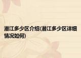 潜江多少区介绍(潜江多少区详细情况如何)