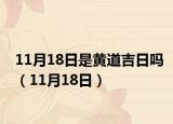11月18日是黄道吉日吗（11月18日）