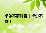 卓尔不群阵容（卓尔不群）