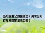 当阳湿地公园在哪里（湖北当阳青龙湖国家湿地公园）
