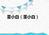 董小白（董小白）