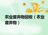 农业废弃物回收（农业废弃物）