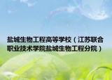 盐城生物工程高等学校（江苏联合职业技术学院盐城生物工程分院）