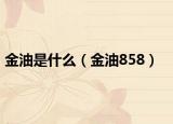 金油是什么（金油858）