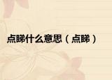 点睇什么意思（点睇）