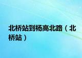 北桥站到杨高北路（北桥站）