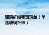 玻璃纤维和玻璃丝（单丝玻璃纤维）