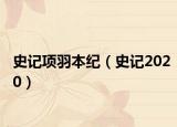 史记项羽本纪（史记2020）