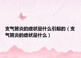 支气管炎的症状是什么引起的（支气管炎的症状是什么）