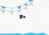 罗e