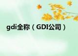 gdi全称（GDI公司）