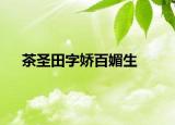茶圣田字娇百媚生