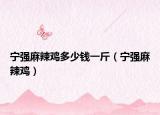 宁强麻辣鸡多少钱一斤（宁强麻辣鸡）