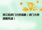 浙江和虎门大桥涡振（虎门大桥涡振风波）