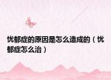 忧郁症的原因是怎么造成的（忧郁症怎么治）