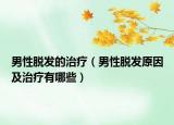 男性脱发的治疗（男性脱发原因及治疗有哪些）