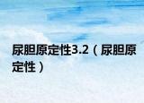尿胆原定性3.2（尿胆原定性）